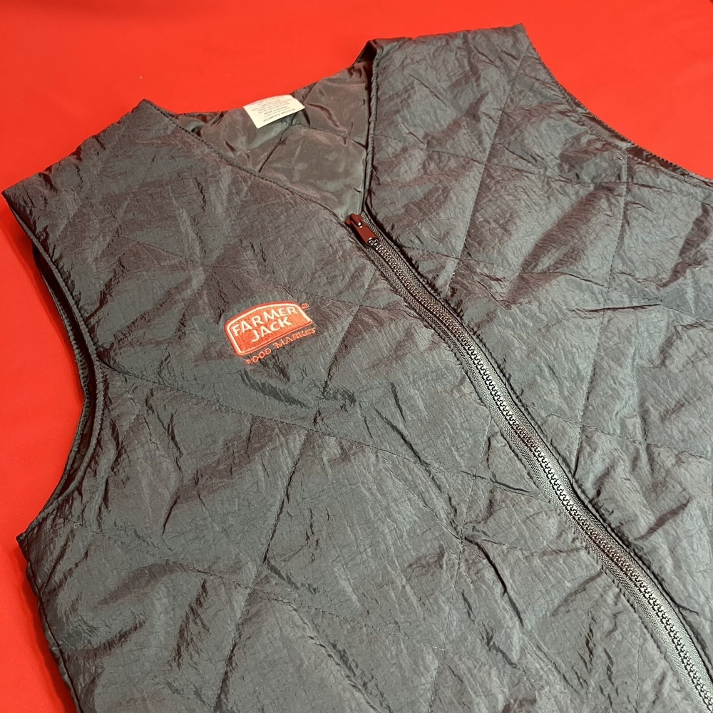 Vintage Farmer Jack 2000's Workers Women Medium Vest For Coolers & Freezers M Md